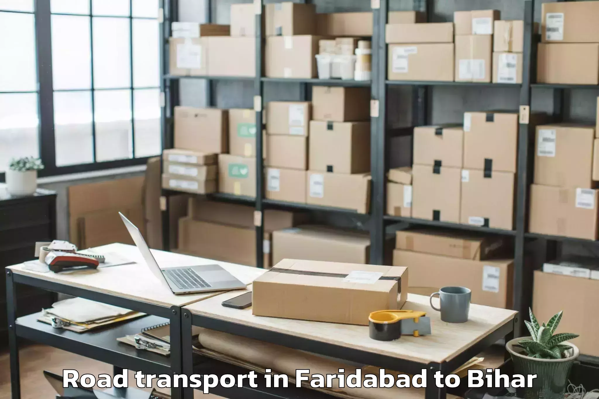 Professional Faridabad to Bathnaha Road Transport